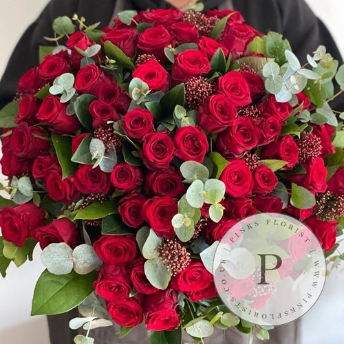 100 Red Rose Bouquet